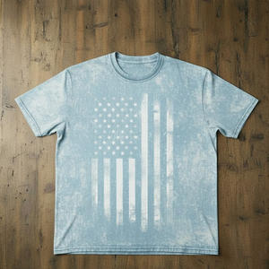 Camisetas Personalizadas Hechas a Medida, 100% Algodón Tejido, Sólidas, Casuales, Transpirables, Anti-Pilling, de Secado Rápido, Corte Holgado, Manga Corta - Product Image 1