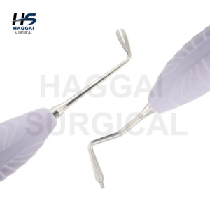 Instrumento compuesto de doble punta con mango de silicona lavanda antiadherente para uso dental, Misura Posterior HAGGAI SURGICAL INTERNATIONAL - Product Image 2