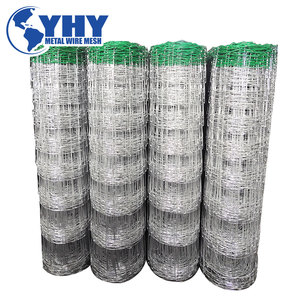 Recinzioni galvanizzate della rete metallica per il recinto unito della cerniera del bestiame con il cavo inferiore rivestito del PVC - Product Image 4
