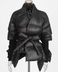 Men's Patchwork Plaid Pattern <b>Fleece</b> Puffer <b>Jacket</b> Zipper Front Windproof Stand Collar Embossed Casual Winter Outerwear <b>Thick</b> - Product Image 1