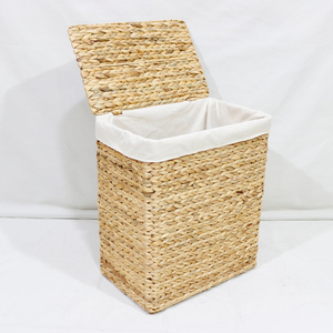 Hamper Boxes Rectangle Spa Gift <b>Basket</b> in Bulk Empty Water Hyacinth <b>Basket</b> Made of Willow Personalized <b>Large</b> Gift Hamper Box - Product Image 1