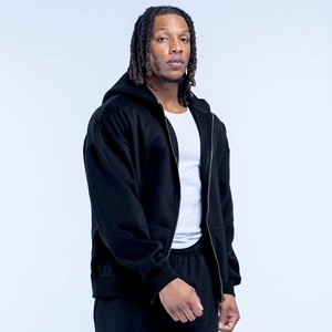 Sudaderas con Capucha de Alta Calidad, Personalizadas con Logotipo, al por Mayor, para Hombre, Talla Grande, con Cierre, Color Sólido, Manga Larga, con Bolsillo, Tejidas, para Invierno - Product Image 4
