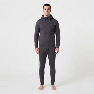 Conjunto Deportivo de Dos Piezas para Hombre, Estilo Casual, con Capucha y Cierre Completo, de Alta Calidad y a la Moda - Product Image 1