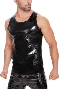 เสื้อกล้ามหนังเทียมผู้ชาย เสื้อกล้ามผ้าฝ้ายโอเวอร์ไซส์ เสื้อกล้ามฟิตเนสออกกำลังกายผู้ชาย เสื้อกล้ามฤดูร้อนแห้งเร็ว สไตล์ลำลอง ขายส่ง - Product Image 4