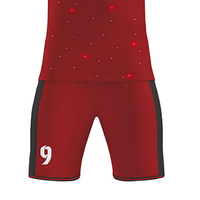 Tenue de sport personnalisée avec logo, drapeau imprimé, sublimation, séchage rapide, respirante, grande taille, ensemble maillot et short de football