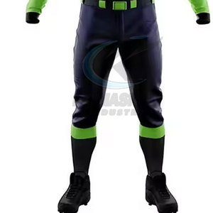 Uniforme de baseball personnalisé avec logo, respirant, en polyester léger, surdimensionné, tissu personnalisé de haute qualité, prix abordable pour hommes - Product Image 6