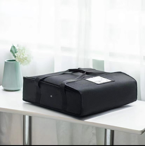 Bolsa Térmica Personalizada de Oxford a Rayas para Transporte de Comida Caliente, Ideal para Entrega de Pizza - Product Image 3