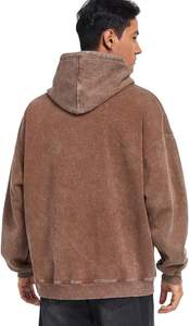 Sudadera con Capucha de Algodón Teñido Personalizada, Estilo Urbano Vintage, Marca Privada, Fabricante Mayorista OEM ODM - Product Image 2