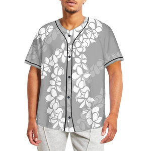 เสื้อเบสบอลแบบมีกระดุมทั้งตัว ระบายอากาศได้ดี ป้องกันรังสียูวี แห้งเร็ว ไซส์ใหญ่ สไตล์โปร  รับสั่งทำตามแบบ พร้อมสกรีนหมายเลขทีม - Product Image 1