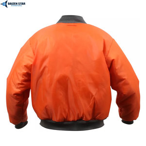Chaqueta Bomber Unisex Ligera de Lona DAIZEN STAR de Primera Calidad, Estilo Urbano, Servicio OEM, Cuello Alto, Cierre Frontal con Cremallera, Impermeable - Product Image 2