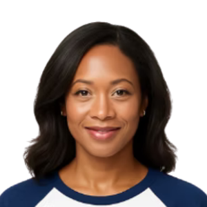 Women's White and <b>Navy</b> Blue Baseball Shirt Casual Three Quarter Sleeve Raglan Tee Everyday Comfortable Lifestyle Clothing <b>Top</b> - Product Image 5