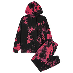Wholesale Custom Waterproof Eco-Friendly Cotton Heavyweight Pullover Hoodie <b>Jogger</b> <b>Set</b> Men's <b>Plus</b> <b>Size</b> Unisex Tracksuit - Product Image 1