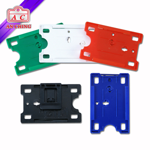 ABS Plastic Business <b>ID</b> Card <b>Holder</b> Badge with Rotating Clip - Product Image 4