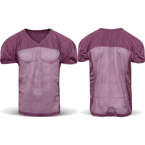 Nueva Llegada Personalizable: Camiseta de Fútbol Americano/Rugby de Manga Corta, 100% Poliéster Transpirable - Product Image 1