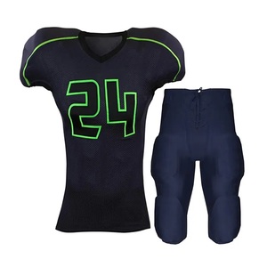 2026 <b>Elite</b> American Football Uniform Short Sleeve V Neck Front Printed Quick Dry Breathable Customized Latest Style Wholesale Se - Product Image 6