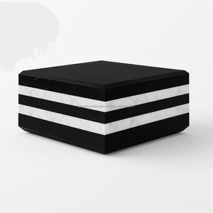 Mesa de Centro Redonda Moderna de Mármol con Base Escultural de Madera, Muebles de Lujo para Sala de Estar, Fabricante y Proveedor - Product Image 1