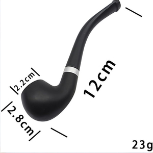 Portable Mini Smoking Pipe Lightweight Compact Design Convenient Carry Pocket Size Tobacco Pipe - Product Image 3