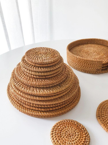 Nouveau produit phare : Set de table en rotin naturel de haute qualité – Tapis de table tressé à la main du Vietnam - Product Image 6