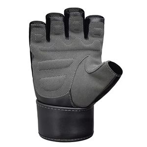 Gants de cyclisme demi-doigts en cuir respirant et durable, couleur personnalisable, unisexe, ajustement parfait, pour sports de plein air et musculation - Product Image 3