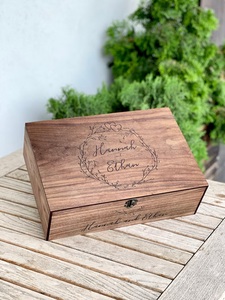Panneaux de bienvenue personnalisés en bois écologiques et durables pour la Saint-Valentin, cadeau pour petit ami, souvenir photo de mariage - Product Image 3