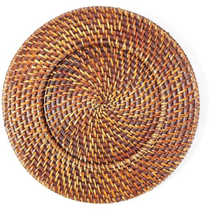 Usine spécialisée dans la fabrication de chargeurs de rotin à prix de gros chargeurs tissés pour table à manger de luxe fête de mariage - Product Image 1