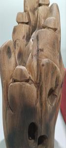 Escultura Artesanal Tradicional de Madera de la Sagrada Familia de Belén, Sostenible, para Decoración Navideña del Hogar - Product Image 2