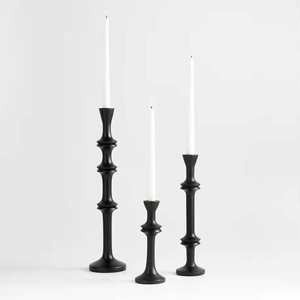 เชิงเทียนไม้ธรรมชาติวินเทจคุณภาพพรีเมียม New Look สำหรับตกแต่งบ้านสไตล์ฟาร์มเฮาส์ โดย MULTI CRAFT - Product Image 4