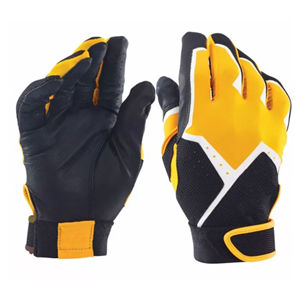 Guantes de Bateo de Cuero Suave de Alta Calidad, Cómodos, para Jóvenes y Adultos, Colores y Logotipos Personalizados, para Béisbol, Campo Exterior, Aire Libre - Product Image 1