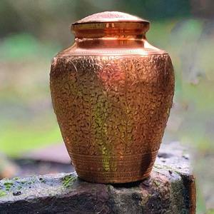 Urna para Cenizas de Adultos LU, Diseño Estilo Americano Atardecer en Savannah, Capacidad de 200 Pulgadas Cúbicas, Color Blanco - Product Image 3