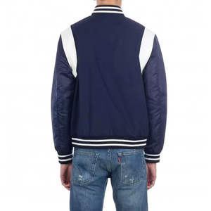 Chaqueta de Invierno Unisex de Alta Calidad con Cuello Redondo, Servicio OEM, Diseño Popular de Letras, Lana y Cuero, Transpirable, Ecológica, con Logotipo Frontal - Product Image 3