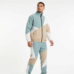 Custom Sweatsuit Windbreaker Nylon <b>Reflective</b> Tracksuit Lightweight Jogging Suits Sweatpants and <b>Jacket</b> Set Tracksuits for Men - Product Image 2