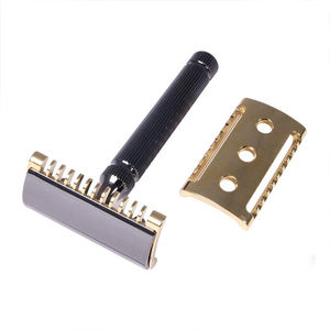 Maquinilla de Afeitar Clásica Kaamir, de Acero Inoxidable, con Una Sola Cuchilla, No Desechable, Herramienta de Aseo para Hombres - Product Image 4