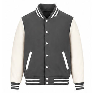 Manufacturer <b>Mens</b> Winter Varsity <b>Baseball</b> <b>Jacket</b> with Stand Collar Design Premium Quality Fashionable Design <b>Men</b> Varsity <b>Jacket</b> - Product Image 1