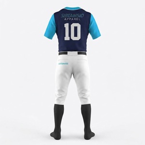 Combinaisons de sport professionnelles personnalisées pour le baseball et le softball avec pantalons longs respirants et à séchage rapide - Product Image 6