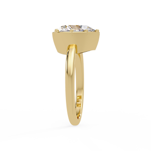 Luxury Solitaire Engagement Rings 14K <b>Solid</b> Gold IGI Certified Heart Cut Lab Grown Diamond Ring Bridal Wedding Jewelry Wholesale - Product Image 5