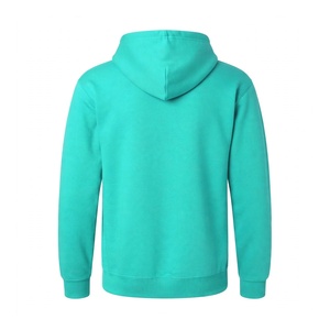 เสื้อฮู้ดผ้าฝ้ายฟลีซสีฟ้าเข้มแบบหนา สไตล์สตรีทแวร์ลำลอง เสื้อกันหนาวสำหรับฤดูหนาว - Product Image 2