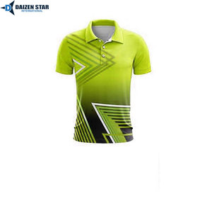 Men's Green Geometric Print Quick Dry cricket uniform With Matching <b>Pants</b> Regular Fit All Seasons Short Sleeve Sportswear Set - Product Image 2