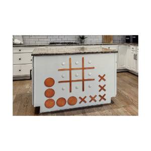 Jeu de société moderne en bois Tic Tac Toe, jeu de stratégie et de puzzle pour la décoration de la maison ou du bureau, grande taille, jouet de bureau en bois Noughts & Crosses, cadeau - Product Image 4