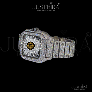 Exportador Indio de Relojes de Cuarzo con Diamantes Moissanite, Logotipo Personalizado, Fabricante de Relojes de Lujo OEM ODM, Disponibles para la Venta - Product Image 2
