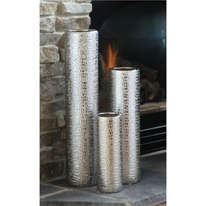 Vases de sol modernes en acier inoxydable, grands pots décoratifs en métal pour l'intérieur, salon, bureau, hôtel, décoration de la maison, pot à fleurs - Product Image 2