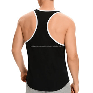 <b>Mens</b> Custom Undershirt Crew Neck Sleeveless Polyester/Cotton Breathable - Product Image 4