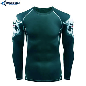 Camiseta de Artes Marciales de Manga Larga con Protección UPF50, Transpirable, Absorbente de Sudor, Compresión, Secado Rápido, Características Atléticas - Product Image 2