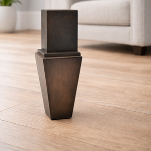 Pata de Sofá de Madera Maciza de Dos Tonos, Tradicional, de Primera Calidad, con Soporte Resistente para Sala de Estar, Apartamento, Sofá Cama - Product Image 1