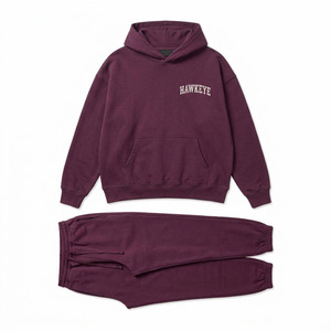Ensemble de survêtement à capuche en molleton coupe ajustée pour homme Hawk Eye Sports, nouvelle collection, respirant, antibactérien, avec étiquette personnalisée - Product Image 6