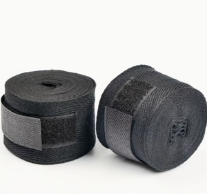 Attelle de poignet réglable en coton avec fermeture auto-agrippante pour hommes, idéale pour l'entraînement musculaire, la musculation, la protection des paumes et une protection de base. - Product Image 4