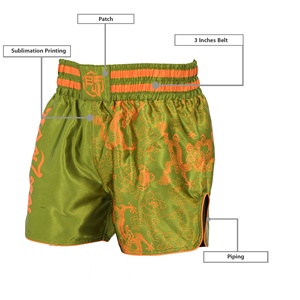 Short de compression MMA muay-thaï personnalisé par sublimation en gros - Product Image 5