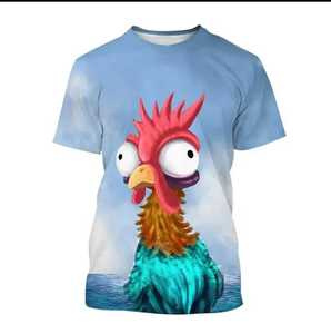 เสื้อยืดผู้ชายลายการ์ตูน แขนสั้น คอกลม ทรงปกติ ระบายอากาศได้ดี ผ้าถัก ดีไซน์ลำลอง โลโก้ด้านหน้า - Product Image 1