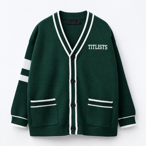 เสื้อสเวตเตอร์คอวีคุณภาพสูง ปี 2026 สำหรับชมรมนักเรียน ชมรมนักศึกษา โรงเรียน วิทยาลัย มหาวิทยาลัย แบบยาว สำหรับทุกเพศ - Product Image 1