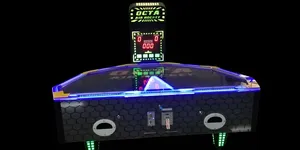Machine de jeu d'arcade de hockey sur air HGR de qualité supérieure, pour 2 joueurs, enfants et adultes, table de divertissement avec système de récompense - Product Image 3