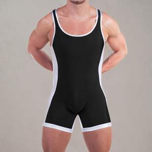 Combinaison de lutte personnalisée pour hommes, haute performance, tissu de qualité supérieure, uniforme de lutte professionnelle pour équipes - Product Image 6